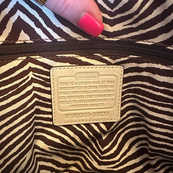 Coach Natalie Tan Straw Satchel w Python Print Leather Trim Tote Handbag - Picture 11 of 12